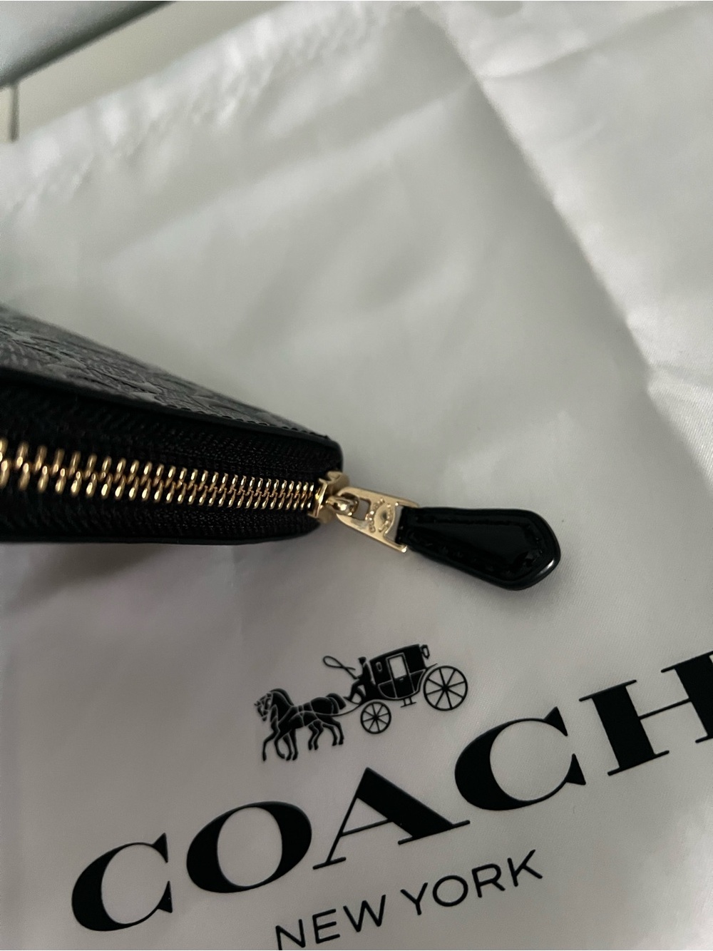 Coach Mini Bennett Satchel In Embossed Leather With Matching Wallet - Picture 11 of 11